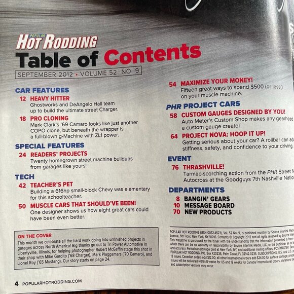 Popular Hot Rodding Magazine September 2012 Vol 52 No 9 u Paint it Yourself - Picture 4 of 7